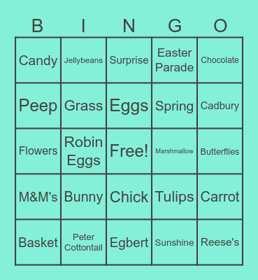 Security Good Friday BINGO Card