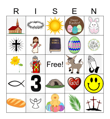 Easter Bingo Card