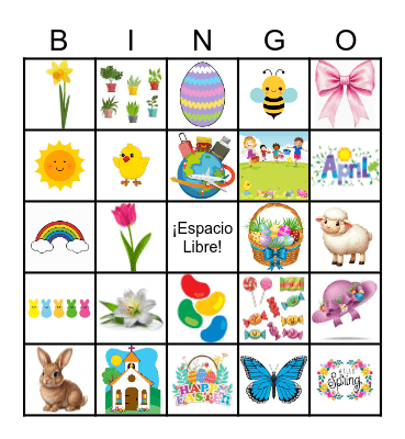 Bingo de Pascua Bingo Card
