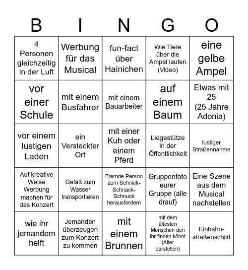 Foto-Bingo-Hainichen Bingo Card