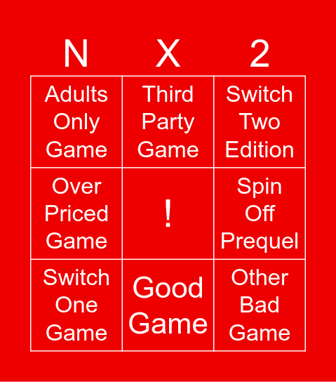 WHAT THE SWISS 2 DIRECT DOESN'T HAVE Bingo Card