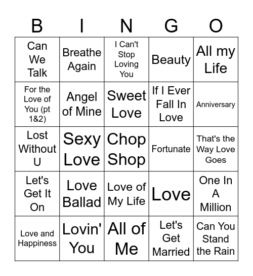Slow Jams R2 Bingo Card