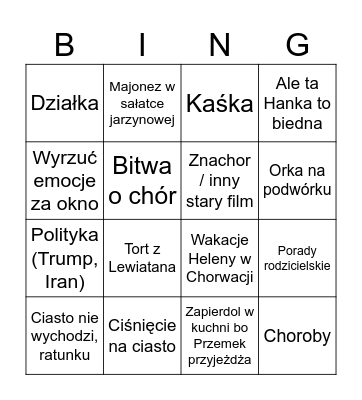 Easter 2026 Bingo Card