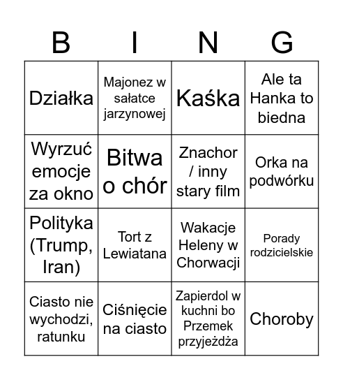 Easter 2026 Bingo Card