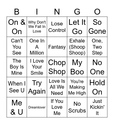Girl Please R3 Bingo Card