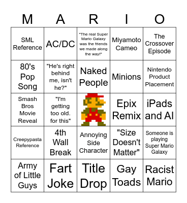 SUPER MARBLOB BINGOB Bingo Card