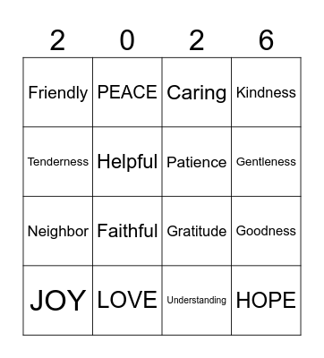 Easter Bingo Card