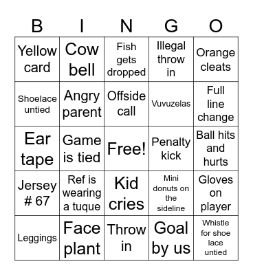 Soccer Easter mania Bingo Card