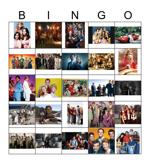 TV Shows Bingo Card