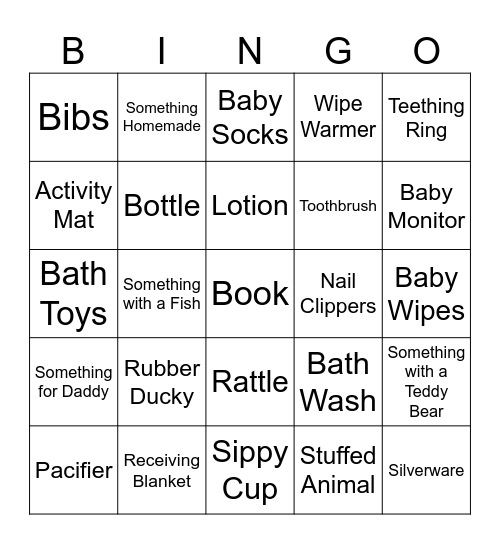 Silly Goose! Bingo Card