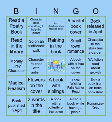 April R.O.T Book BINGO Card