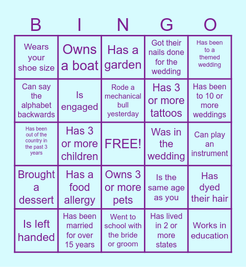 Tiffany & Michael's Cocktail Hour Bingo! Bingo Card