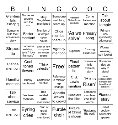 It’s Conference Time!! 🔥🔥 Bingo Card