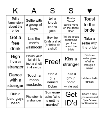 The Last Pickle She'll Ever Tickle Bingo Card