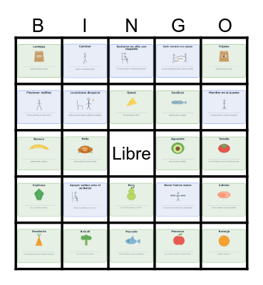Bienestar del Adulto Mayor Bingo Card