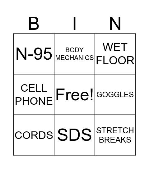 EVERYONE IS IMPORTANT Bingo Card