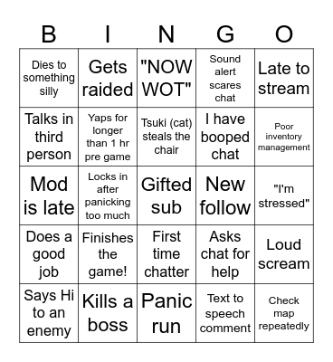 ScaredyChlo's RE9 Bingo! Bingo Card
