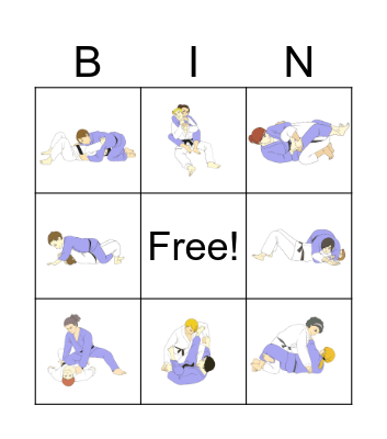 Jiu-Jitsu Bingo Card