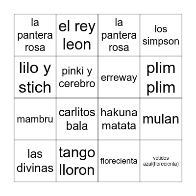 baby shower Bingo Card