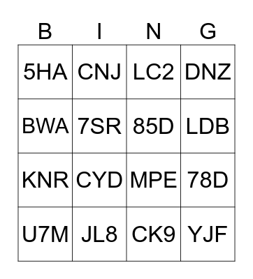 IXL BINGO Card