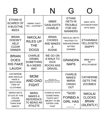 HILES EASTER BINGO '26 Bingo Card