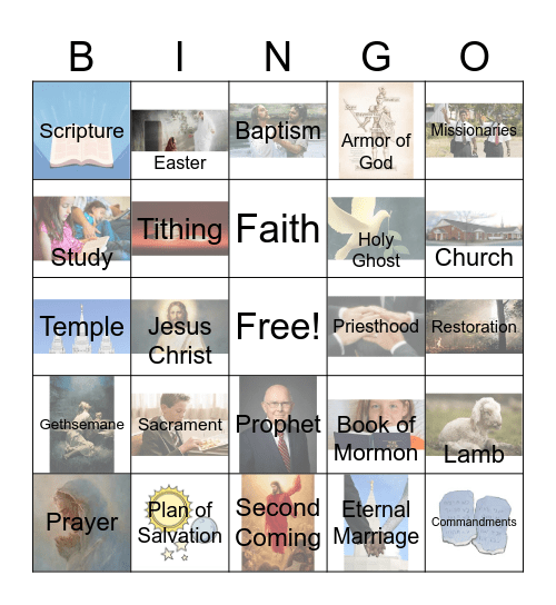 General Conference April 2026 BINGO Card