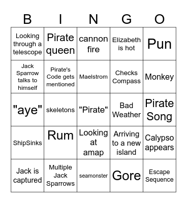 Bingo? Bingo Card
