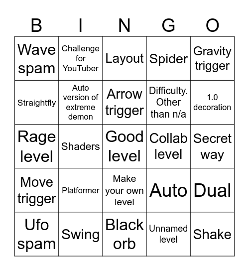 2.2 recent tab bingo Card