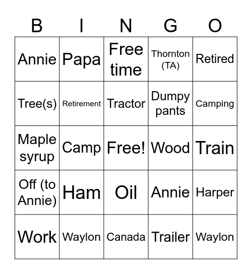 Easter 2026 Bingo Card