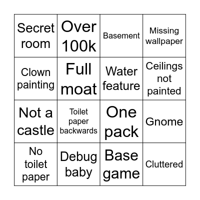 Birthday Shell Bingo! Bingo Card
