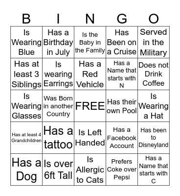 Get to know your Pickleball Friends Bingo Card