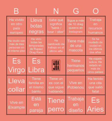 MEET & BINGO Card