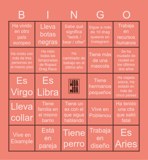 MEET & BINGO Card