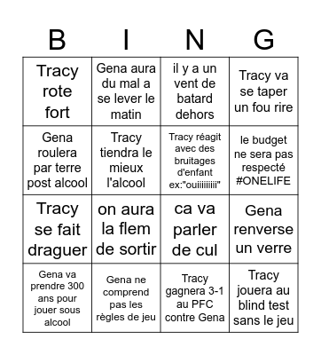 marseille Bingo Card