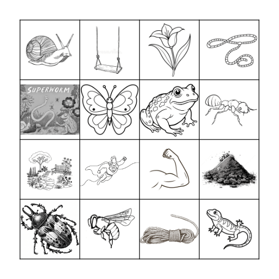 Superasticot Bingo Card