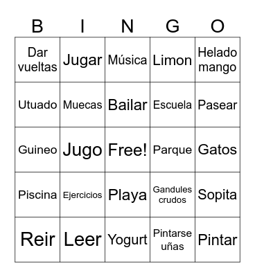 Lurelis’ Bingo Card