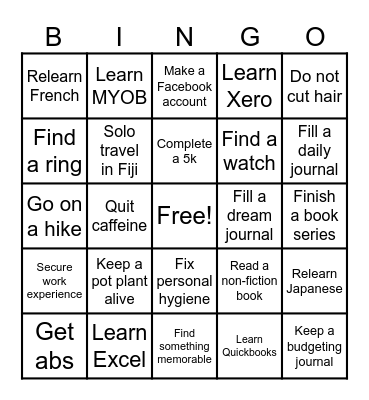 2026 Koko Bingo Card