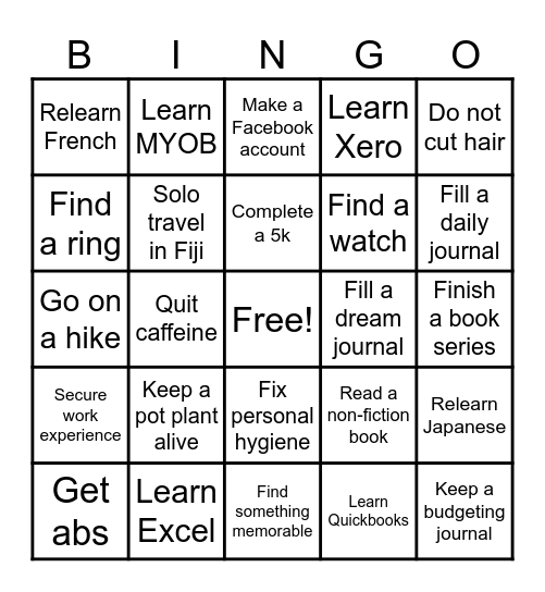 2026 Koko Bingo Card