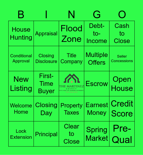 The Martinez Agency Bingo Card