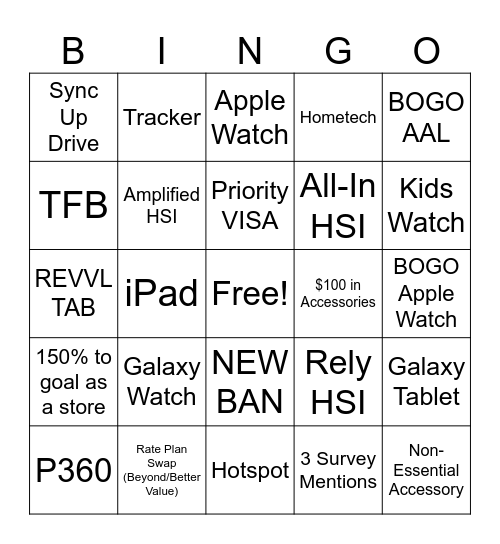 Daily Bingo Cards Bingo Card