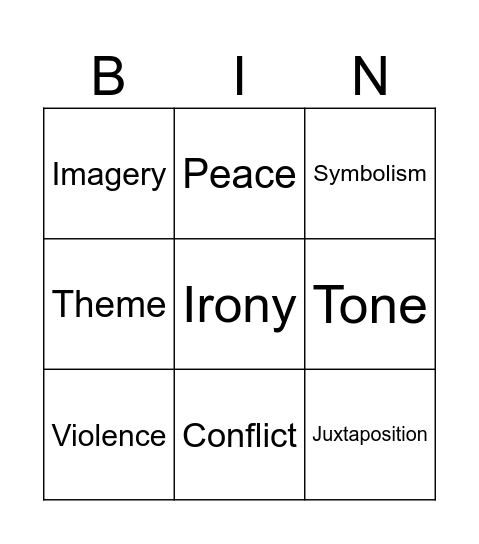Class Activity Bingo Church Bingo Card