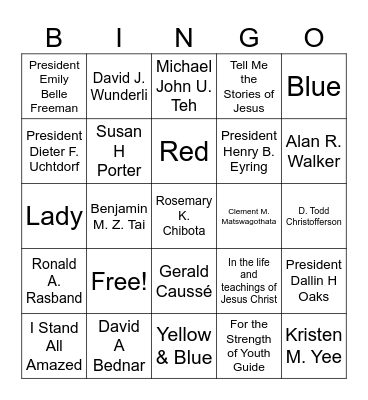 April 2026 Conference Bingo Card