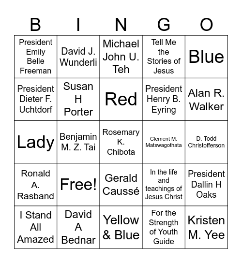 April 2026 Conference Bingo Card