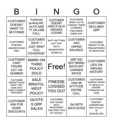 WEEK 1 Bingo Card