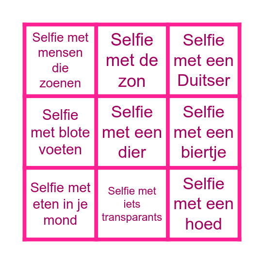 Epic Spoorfiets Bingo Card