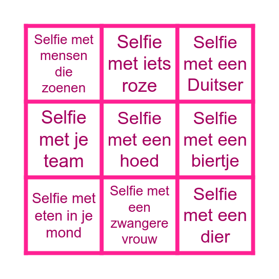 Epic Spoorfiets Bingo Card