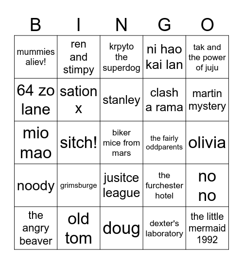 nick pagan Bingo Card