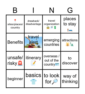 Synonym BINGO Card
