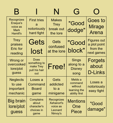 PointCrow plays Birth by Sleep Bingo Card
