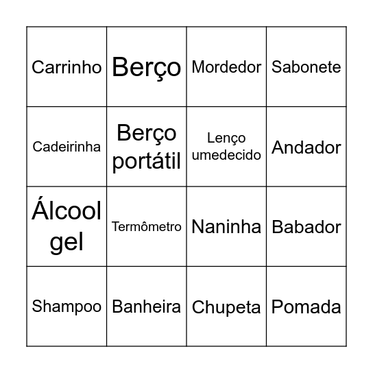 Chá da Livía Bingo Card